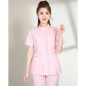 Venta al por mayor personalizado cuello en V uniforme de salón elegante colorido dental uniformes - Product Image 2