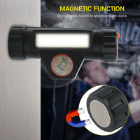 Nuevo Faro Frontal LED XPE Popular y Económico para Minería, Lámpara de Cabeza COB Recargable por USB para Correr con Atenuación Continua, Linterna de Cabeza
