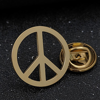 Offre Spéciale nouveau signe de paix épinglettes en gros botanique geste dessin animé vêtements décorer logo personnalisé émail doux paix métal broche
