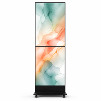 Affichage LED intérieur P1.86, luminosité 1500 cd, 4K HDR10, couleur pleine, 120 Hz, angle de vision 170°, CMS basé sur le cloud, RDM, publicité personnalisée