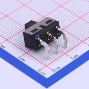 SS-12D06L5 Slide Switch Through hole Component (THT) Switch Single Pole Double Throw Rectangle Pin Header PC Pin 12.95mm - Product Image 1