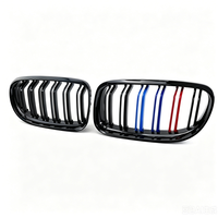 Calandre double lamelles tricolore pour BMW Série 3 E90 LCI 2009-2012 – Amélioration de la calandre avant, installation facile