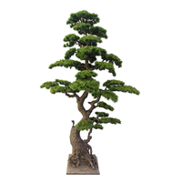 Sapins artificiels en plastique pour la décoration de la maison, du jardin et de Noël, bonsaïs artificiels en pin pour la décoration de la véranda.