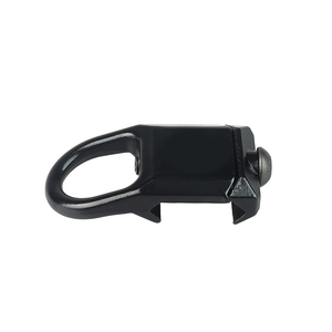 ตัวหมุนสายสะพายแบบ Heavy Duty QD พร้อมโครงสร้างแบบฟอร์จในตัว ทำจากอลูมิเนียมอัลลอยสีดำ ทนทานต่อการกัดกร่อน อุปกรณ์เสริมสำหรับกิจกรรมกลางแจ้งทางยุทธวิธี - Product Image 4