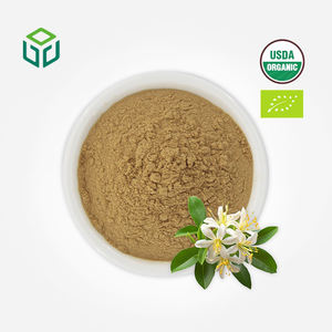 Poudre d'extrait de fleur de chèvrefeuille biologique certifiée en gros, 5% d'acide chlorogénique, extrait de Lonicera japonica, complément alimentaire - Product Image 1