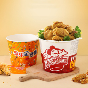 Oferta Especial: Cubo de Papel Personalizado para Palomitas, Pollo y Papas Fritas - Envase de Comida para Llevar, Ideal para Cine - Product Image 5