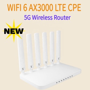 Versión UE Openwrt 4G/ 5G LTE CPE Sim Router inalámbrico AX3000 <span class=keywords><strong>WIFI</strong></span> 6 Router con ranura para tarjeta SIM con 6 antenas de alta ganancia - Product Image 3