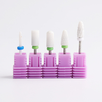 Embouts de perceuse à ongles en acier inoxydable en forme de maïs - Embouts de rechange professionnels portables pour perceuse à ongles, pour retirer les peaux mortes et préparer les ongles
