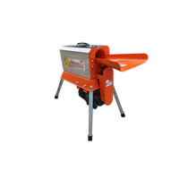 Décortiqueuse de maïs électrique automatique haute efficacité en acier inoxydable, capacité 300 kg/h, mini-batteuse domestique