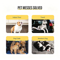 Tapis d'entraînement pour chiots personnalisés OEM avec logo, en gros, écologiques, anti-fuites, séchage rapide, super absorbants, jetables