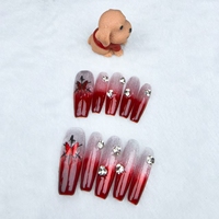 Clavos a presión hechos a medida, pares de mariposas Rojas chinas, reutilizables de alta calidad