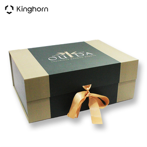 Boîte cadeau personnalisée avec logo, grande taille, pour l'industrie du textile <span class=keywords><strong>de</strong></span> maison, boîte cadeau avec couvercle magnétique pour l'emballage - Product Image 1