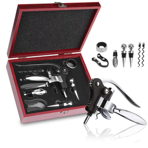 Juego <span class=keywords><strong>de</strong></span> Regalo <span class=keywords><strong>de</strong></span> Lujo <span class=keywords><strong>de</strong></span> 6 Piezas para Abrir Vino con Aerómetro, Vertedor y Tapón, Ideal para Regalo <span class=keywords><strong>de</strong></span> Inauguración <span class=keywords><strong>de</strong></span> Casa o Boda - Product Image 5