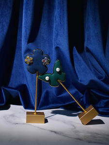 Expositor de Joyería Ecológico JINSKY de Metal y Microfibra con Color y Tamaño Personalizables y Logotipo Personalizado - Product Image 5