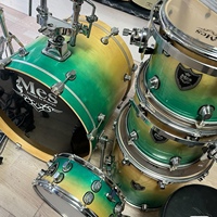 Kit de batterie portable 5 pièces avec charleston et support de cymbales, étui souple et poignée de transport, pour rythmes de batterie