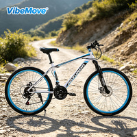 Vélo VTT 21/24 vitesses, cadre Soft-Tail à suspension avant, vélo de montagne en carbone pour femmes, adultes, adolescents, étudiants, vélo à vitesses