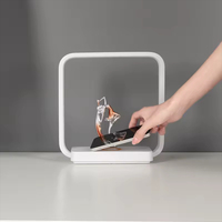 Nouvellement USB capteur tactile chevet veilleuse nouveau Design Mini Art décoration chambre veilleuse avec chargeur sans fil
