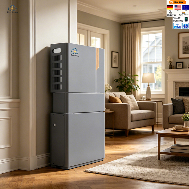 Stackable Split Modular LiFePO4 Battery IP65 AC Home Appliances Solar Energy Storage System with 5-10kW Output