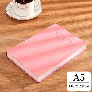 Carnet de notes personnalisé en cuir PU à couverture souple épaissie A4/B5/A5 avec reliure thermique - Product Image 6