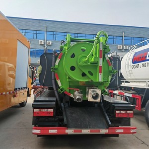 Dongfeng 4x2 6000 Liters Vacuum <b>Pump</b> Sewage Sewer <b>Suction</b> Truck High-Pressure Cleaning Water Jetting Truck - Product Image 6