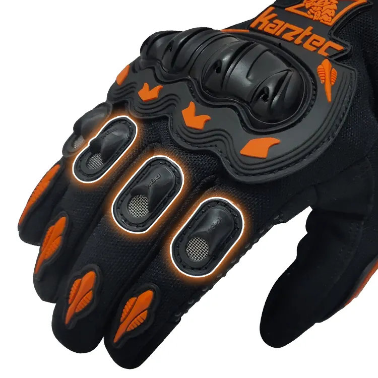 Hot Sale Full Finger Anti-Slip Touch Screen Motorcycle Motorbike Powersports Riding Racing Gloves