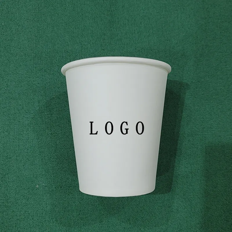 カスタムデザインの印刷された生分解性ECOフレンドリーな増粘沸騰水ドリンクコーヒーカップスリーブ使い捨て紙コップロゴ付き