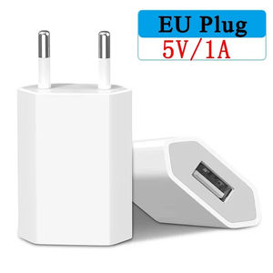 Chargeur mural USB EU pour <span class=keywords><strong>iPhone</strong></span> <span class=keywords><strong>7</strong></span> 8 6 6S <span class=keywords><strong>Plus</strong></span> X XR XS 11 12 13 Pro Max 5 5S SE 2020 Adaptateur de prise USB - Product Image 2