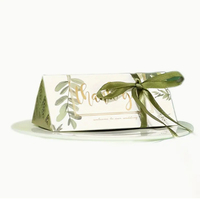 Boîte à bonbons de haute qualité au design nouveau, boîte d'emballage pour cadeaux de mariage, fête d'anniversaire, avec ruban personnalisé