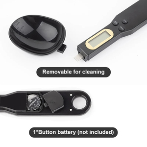 LCD Digital Kitchen Scale Electronic Cooking Food Weight <b>Measuring</b> Spoon 500g 0.1g Coffee Tea Sugar Spoon Scale Kitchen <b>Tool</b> - Product Image 2