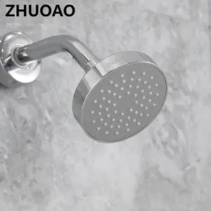 Chrom ABS Kunststoff Niederschlags druck Badezimmer Niederschlag Wasserfall Overhead Dusch kopf