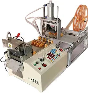 PVC HPL TPE furniture edge bands spot hot and cold webbing mask ear computer tape cutting punching machine