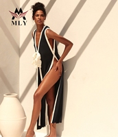 MLY Sportswear Service OEM Maillots de bain pour adultes Maillots de bain imprimés personnalisés Maillots de bain à bretelles pour femmes Sexy Mature Femmes Bikini