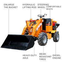 Chargeuse sur pneus compacte, Chargeuse compacte 4x4 avec bras extensible, Chargeuse sur chenilles compacte