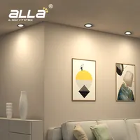 ALLA Home-proyector de Ingeniería Comercial para el hogar, luz de techo redonda, Panel de luz Led SMD, accesorios empotrados