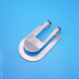 Stainless Steel <b>Money</b> <b>Clip</b> Hollow Coin Holder For Leather Wallet Unisex Business Gift Geometry Design - Product Image 2