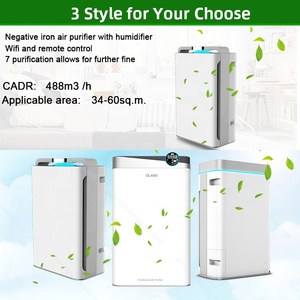 Filtro HEPA inteligente portátil de bajo ruido <span class=keywords><strong>Iones</strong></span> negativos Humidificador y purificador de aire de 20 millones/CM3 - Product Image 6