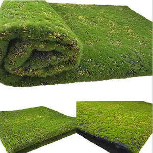 K020821 Greenery flower wall moss wall artificial grass wall panels