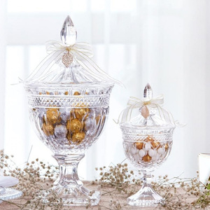 Stile Vintage europeo grandi <span class=keywords><strong>barattoli</strong></span> di vetro caramelle <span class=keywords><strong>per</strong></span> matrimonio Display 200ml capacità di tecniche di ceramica <span class=keywords><strong>per</strong></span> cibo senza candela - Product Image 4