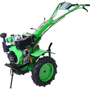 Agricultura agrícola compacto uso doméstico Rotavator caminar tractor mini cultivadores motocultor