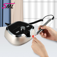 Perceuse à ongles électrique SML 35000 tr/min SML M3 avec pédale, modes main et pied, machine de manucure et pédicure pour nail art