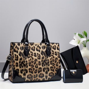 Women's Luxury Small Leopard Print Crossbody Bag Set Chains Single Strap Polyester Zipper Large Capacity High-End New Model - Product Image 2