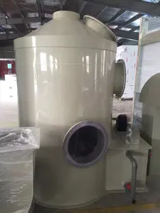 Lab Wet Scrubber Gas Purification System Waste Gas Reactor Chamber Waste Gas Spray Tower Fume Hood With Scrubber Laboratory