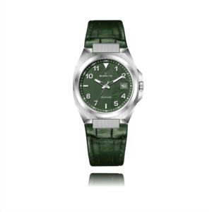 นาฬิกาข้อมืออัตโนมัติ RHYNOFIT รุ่นหน้าปัดคาร์บอนไฟเบอร์สีขาว ขอบหน้าปัดแบบ Single Window Polish Bezel พร้อมเข็มบอกเวลา - Product Image 1