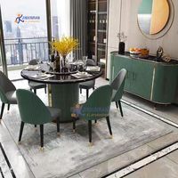 Table console d'entrée en marbre moderne de luxe italien, avec plateau en acier inoxydable plaqué, pour salon ou hôtel