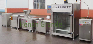 Embutidora Neumática de Salchichas, Embutidora de Carne Comercial Automática, Máquina para Hacer <span class=keywords><strong>Salami</strong></span>, Salchichas y Jamón con Torcedor - Product Image 5