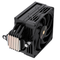 Vente flash Nouveau design Radiateur de refroidissement non-ARGB Ventilateur de tour pour PC Refroidisseur d'air pour processeur pour Intel LGA115x AM5 AM4 Tension nominale 12V