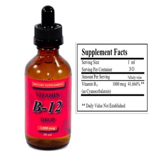 Suplemento dietético de gotas líquidas de vitamina <span class=keywords><strong>B</strong></span> <span class=keywords><strong>12</strong></span> de etiqueta privada OEM para adolescentes y mujeres embarazadas - Product Image 2