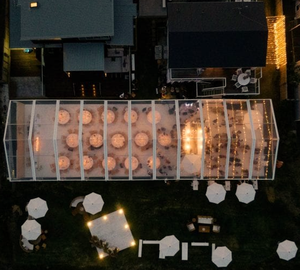 Carpa de aluminio impermeable transparente <span class=keywords><strong>para</strong></span> exteriores <span class=keywords><strong>para</strong></span> Bodas de lujo grandes reuniones de negocios a un precio económico - Product Image 2