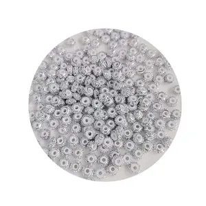 6mm 8mm Hand Made Round Shape DIY Fancy Beads Resin Rhinestone Acrylic Bead For Jewelry Findings & Components