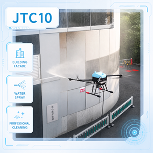 Drone de nettoyage autonome JTC10 avec pulvérisation d'eau pour façade de bâtiment, machine de lavage de murs industrielle professionnelle - Product Image 1